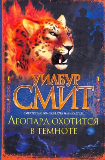 Леопард охотится в темноте