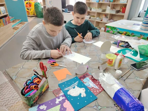 Волшебные зимние встречи в библиотеке.